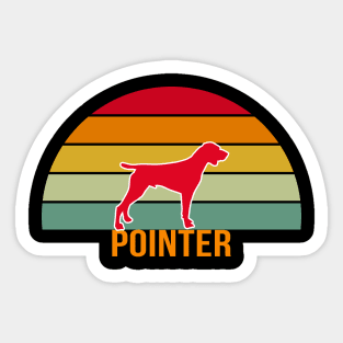 Pointer Vintage Silhouette Sticker